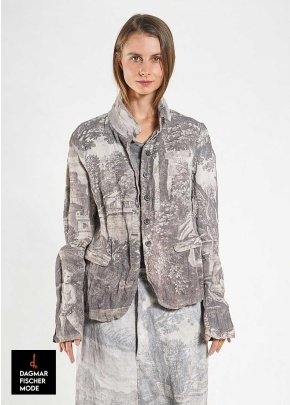 Blazer von RUNDHOLZ DIP mit historischem Print in Allover Print