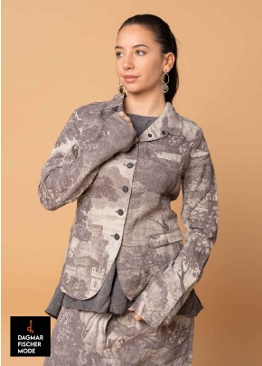 Blazer von RUNDHOLZ DIP mit historischem Print in Allover Print