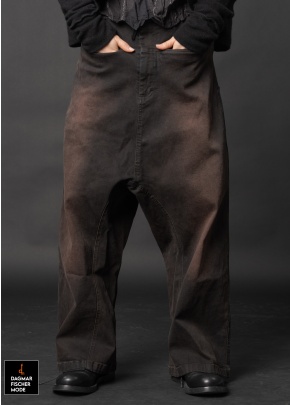 Limited Edition - Tiefschritthose von RUNDHOLZ DIP in brown dye
