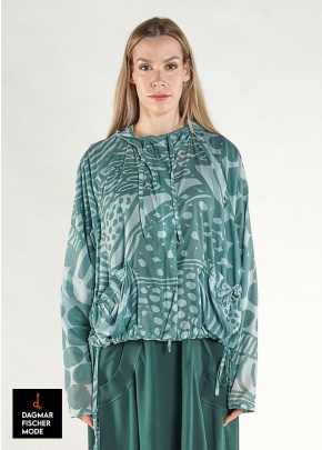 Wasserabweisende Oversize Regenjacke von RUNDHOLZ BLACK LABEL in black 