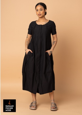 Kurzarm Mantelkleid von RUNDHOLZ BLACK LABEL in black & tree