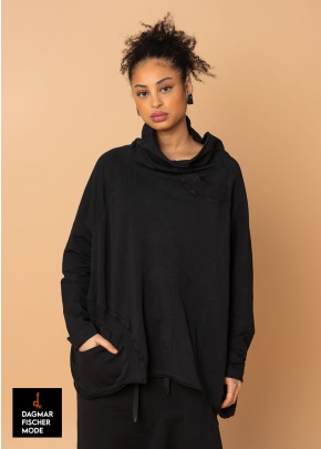 Auffallendes Oversize T-Shirt von RUNDHOLZ BLACK LABEL in black, grass & salina