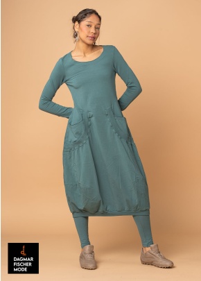 Maxi-robe à manches longues de RUNDHOLZ BLACK LABEL en black & grass