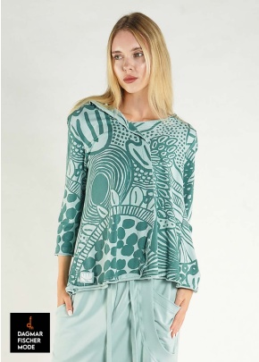 Tailliertes Shirt von RUNDHOLZ BLACK LABEL in tree print