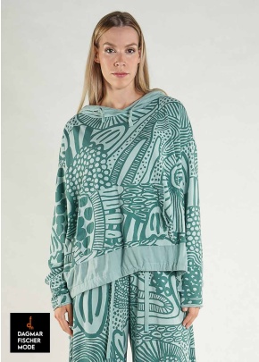 Sweatshirt von RUNDHOLZ BLACK LABEL in tree print