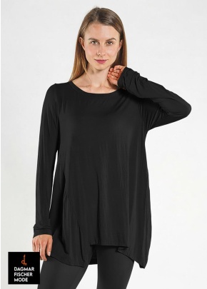 Legeres Shirt von RUNDHOLZ BLACK LABEL in black, grass & mint