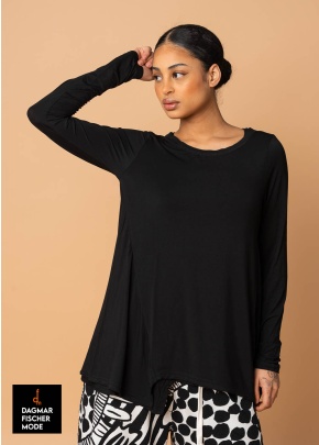 Legeres Shirt von RUNDHOLZ BLACK LABEL in black, grass & mint