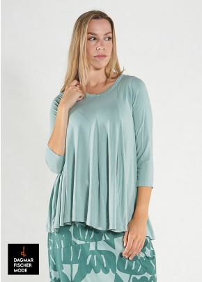 Weites Shirt von RUNDHOLZ BLACK LABEL in black, grass & mint