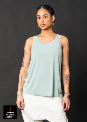 Top von RUNDHOLZ BLACK LABEL in black, grass & mint