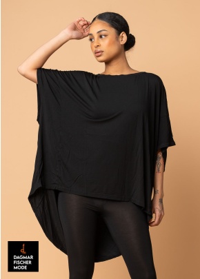 Oversize tunic by RUNDHOLZ BLACK LABEL in black, grass & mint