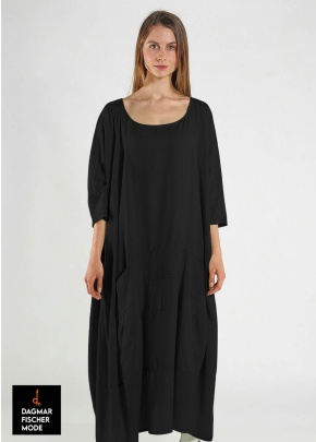 Lightweight oversize dress by RUNDHOLZ BLACK LABEL in black