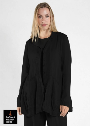 Fitted summer jacket by RUNDHOLZ BLACK LABEL in black