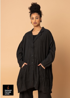 Leichter Onesize Mantel von RUNDHOLZ BLACK LABEL in black