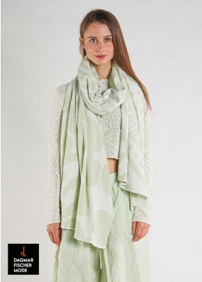 Jaquard scarf by RUNDHOLZ BLACK LABEL in black jacquard