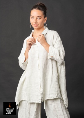 Leinenbluse von RUNDHOLZ BLACK LABEL in black & salina