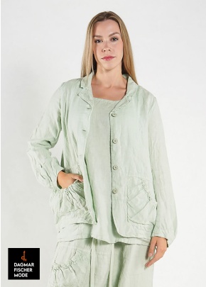 Taillierte Leinenjacke von RUNDHOLZ BLACK LABEL in black & salina