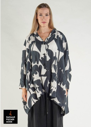 Onesize Leinenjacke von RUNDHOLZ BLACK LABEL in black print