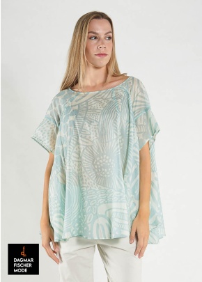 Translucent oversize shirt from RUNDHOLZ BLACK LABEL in multicolor