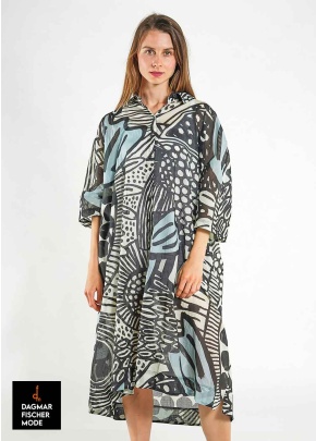 Transluzentes Blusenkleid von RUNDHOLZ BLACK LABEL in multicolor