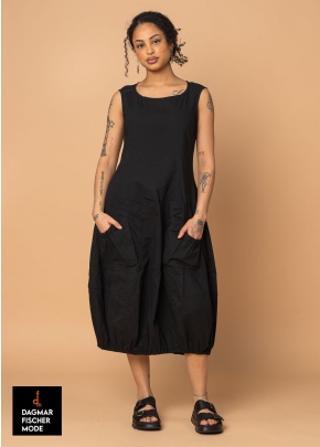 Elastisches Tulpenkleid von RUNDHOLZ BLACK LABEL in black, tree & salina