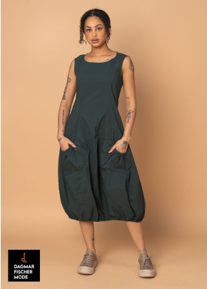 Elastic tulip dress by RUNDHOLZ BLACK LABEL in tree & salina