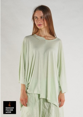 Leichtes Oversize Shirt von RUNDHOLZ BLACK LABEL in black, tree & mint