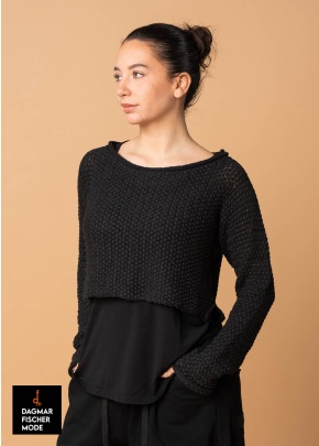 Sehr Kurzer Lochstrickpulli von RUNDHOLZ BLACK LABEL in verschiedenen Farben