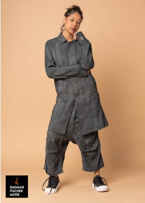 Coat by RUNDHOLZ DIP in black fog