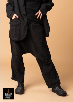 Unisex Hose von RUNDHOLZ DIP in black und seaweed melange