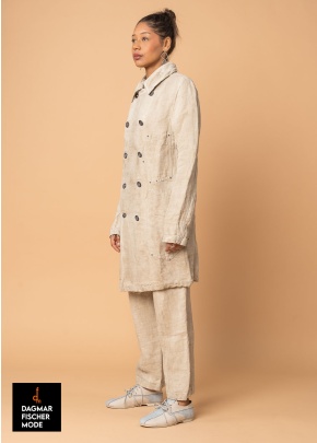 Unisex coat by RUNDHOLZ DIP in seafoam storm