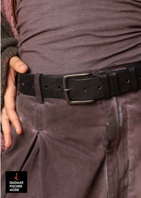 Ledergürtel von RUNDHOLZ in black
