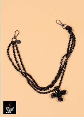 Necklace A CHAIN M by PLÜ in black