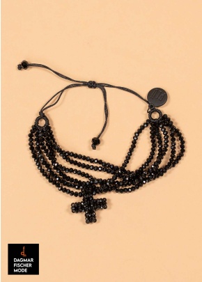 Bracelet A CHAIN BRACELET by PLÜ in black