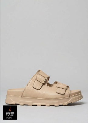 Sandale mit Schnallen von LOFINA in Gasoline malto / malto