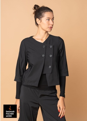 Kurze Jacke von ELSEWHERE in black und midnight green