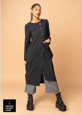 Mantelkleid von ELSEWHERE in black und midnight green