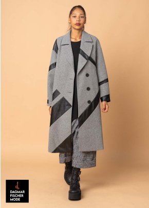 Mantel von ELSEWHERE in black & grey