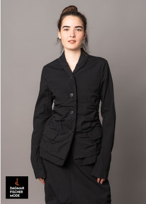 Taillierte Jacke mit Knopfleiste von RUNDHOLZ in black 