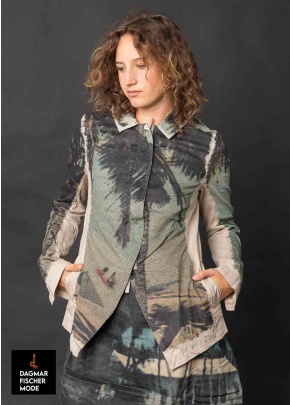 Taillierte Jacke von RUNDHOLZ DIP mit saisonalem Print