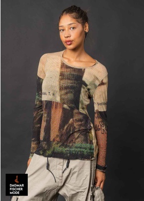 Langarmshirt mit Prints der Saison von RUNDHOLZ DIP in zwei Farben