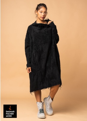 Kuschelige Oversize Stricktunika von RUNDHOLZ DIP in black