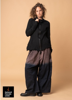 Taillierter Wollcardigan von RUNDHOLZ DIP in black