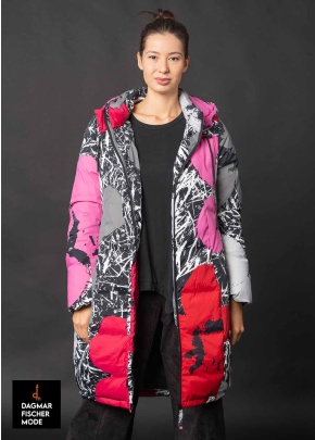 Taillierter Daunenmantel von RUNDHOLZ BLACK LABEL in multicolor