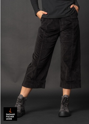 3/4 Samthose von RUNDHOLZ BLACK LABEL in black & rose