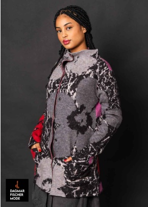 Legerer Wollcardigan von RUNDHOLZ BLACK LABEL in multicolor