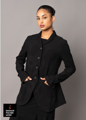 Taillierter Blazer von RUNDHOLZ BLACK LABEL in black blackflock