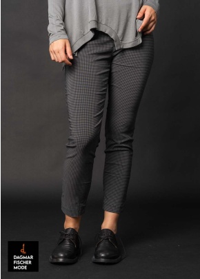 Schmale Hose von RUNDHOLZ BLACK LABEL in black check