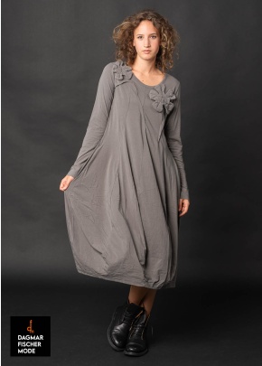 Maxi dress with bow detail by RUNDHOLZ BLACK LABEL in dark grey