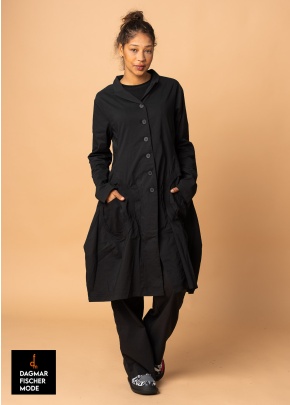 Elastischer, taillierter Mantel von RUNDHOLZ BLACK LABEL in black