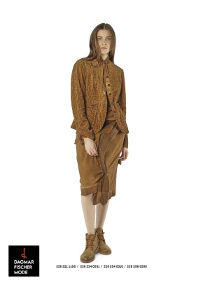 Jacke mit Reverskragen von RUNDHOLZ DIP in henna cloud